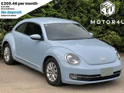 Used VW Beetle Design 2015 Blue Hatchback