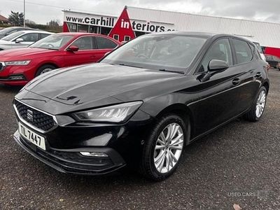 Used Seat Leon SE Dynamic 115 HP (84 kW) 2021 Black Hatchback