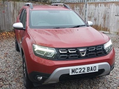 Red Used 2022 Dacia Duster Prestige SUV | £15,998 (Fair price)