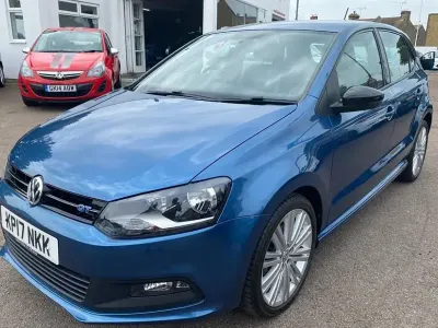 Used VW Polo BlueGT 150 HP (110 kW) 2017 Blue Hatchback