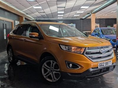 Used Ford Edge Titanium 180 HP (132 kW) 2017 Orange SUV