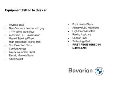 Used BMW 220 Active Tourer Luxury Line 168 HP (123 kW) 2022 Blue MPV