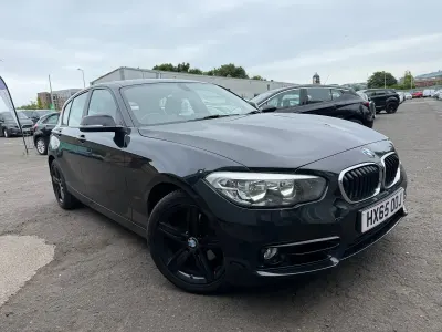 Used BMW 120 Sport Line 190 HP (139 kW) 2015 Black Hatchback