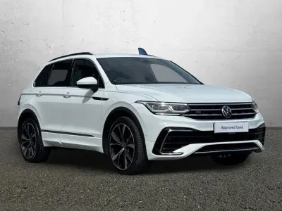 Used VW Tiguan R-line 150 HP (110 kW) 2022 White SUV