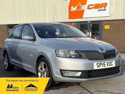 Used Skoda Rapid SE 90 HP (66 kW) 2015 Silver Hatchback