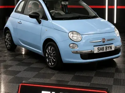 Used Fiat 500 Pop 69 HP (50 kW) 2011 Blue Hatchback