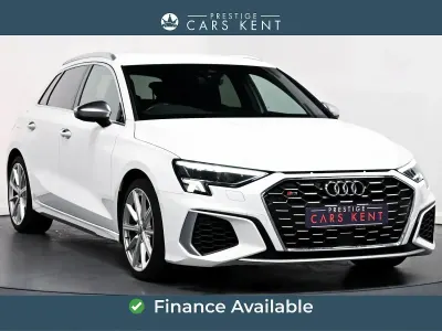 Used Audi S3 Sportback Advanced 310 HP (228 kW) 2021 White Hatchback