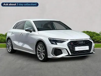 Used Audi S3 Sportback Comfort 310 HP (228 kW) 2022 White Hatchback