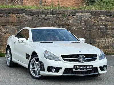 Used Mercedes SL63 AMG AMG 2010 White Cabriolet