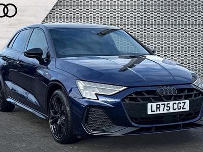 Blue Used 2025 Audi A3 e-tron Black Edition Hatchback | £32,528