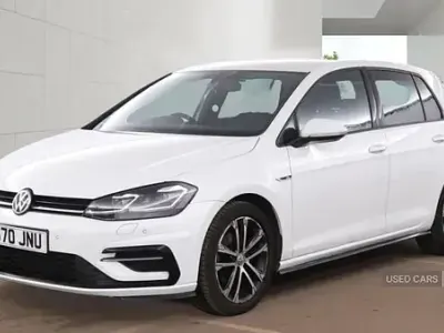 Used VW Golf VII R-line Edition 150 HP (110 kW) 2020 White Hatchback