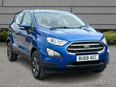 Used Ford Ecosport Zetec 99 HP (72 kW) 2019 Blue SUV