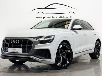 White Used 2019 Audi Q8 S-Line SUV | £29,490 (Fair price)