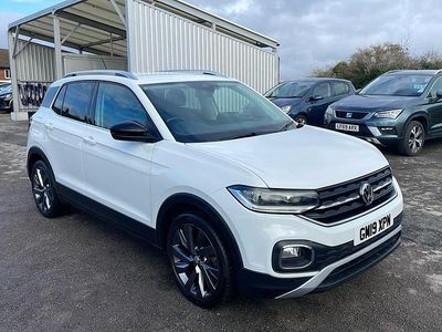 Used VW T-Cross Edition 115 HP (84 kW) 2019 White SUV