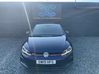 Used VW Golf VII GTI 245 HP (180 kW) 2019 Blue Hatchback