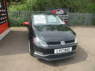 Begagnad VW Polo Beats 90 HK (66 kW) 2017 Svart Halvkombi