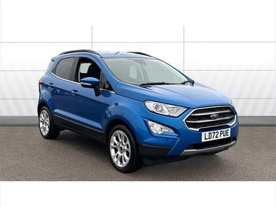 Used Ford Ecosport Titanium 125 HP (91 kW) 2022 Blue SUV