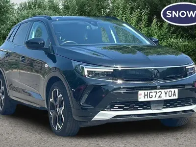 Used Vauxhall Grandland X Ultimate 131 HP (96 kW) 2022 Black SUV