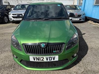Used Skoda Fabia vRS 180 HP (132 kW) 2012 Green Hatchback