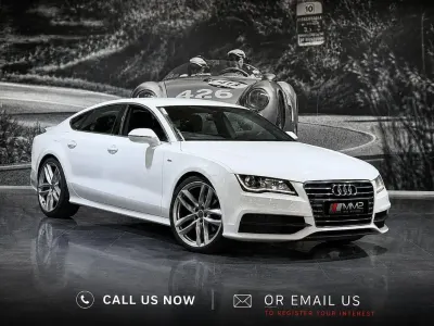 Used Audi A7 Sportback S-Line 241 HP (177 kW) 2013 White Hatchback