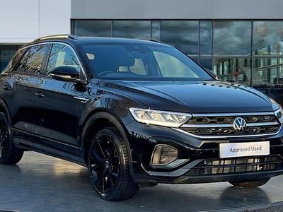 Deep black pearl Used 2022 VW T-Roc R-line SUV | £23,159 (Fair price)