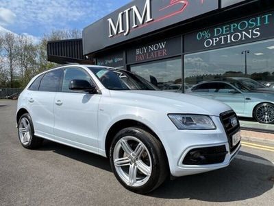 used Audi Q5 2.0 TDI QUATTRO S LINE PLUS 5d 187 BHP * 1 OWNER * BLACK PACK * FULL LEATHER * SATELLITE NAVIGATION * HEATED SEATS * CRUISE CONTROL * PARKING AID FRON