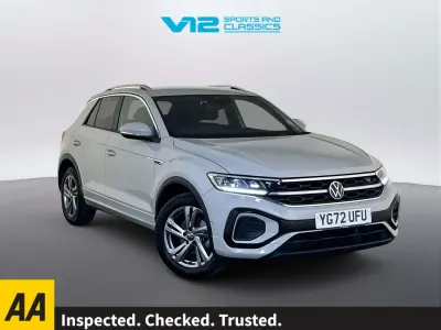Usado VW T-Roc R-line 150 HP (110 kW) 2022 Cinzento SUV