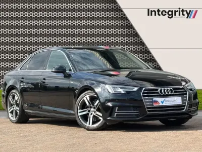 Used Audi A4 S-Line 150 HP (110 kW) 2017 Black Sedan