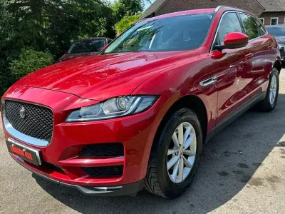Used Jaguar F-Pace Prestige 163 HP (119 kW) 2018 Red SUV
