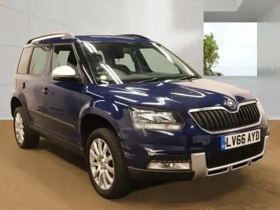 Used Skoda Yeti SE 110 HP (80 kW) 2016 Blue SUV