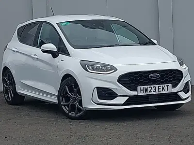 Used Ford Fiesta ST-Line 125 HP (91 kW) 2023 White Hatchback
