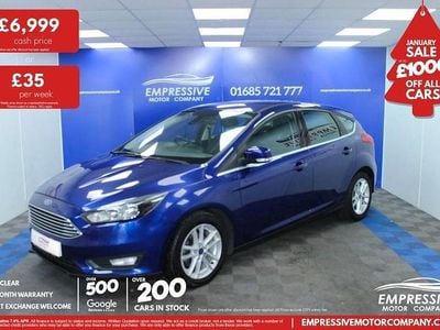 Blue Used 2016 Ford Focus Zetec Hatchback | £6,999 (Fair price)