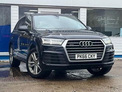 Used Audi Q7 S-Line 272 HP (200 kW) 2016 Blue SUV