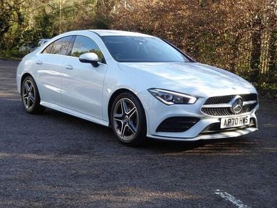 Used Mercedes CLA200 AMG line 163 HP (119 kW) 2020 White Coupe