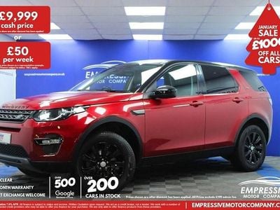 Red Used 2016 Land Rover Discovery Sport SE SUV | £9,999 (Expensive)