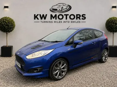 Used Ford Fiesta ST-Line 75 HP (55 kW) 2016 Blue Hatchback