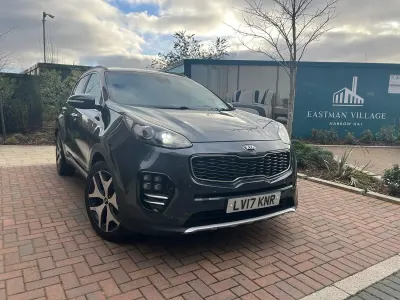 Used Kia Sportage GT-Line 177 HP (130 kW) 2017 Silver SUV