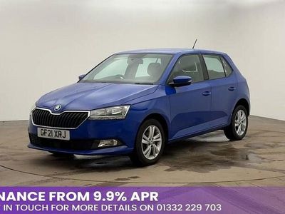 Blue Used 2021 Skoda Fabia SE Hatchback | £7,985 (Good price)