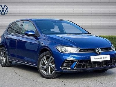 Used VW Polo R-line 110 HP (80 kW) 2022 Blue Hatchback