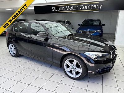 Used BMW 116 Sport Line 116 HP (85 kW) 2016 Black Hatchback