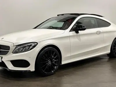 Used Mercedes C250 AMG Line Premium Plus 204 HP (150 kW) 2018 White Coupe