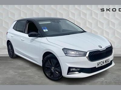 Used Skoda Fabia Colour Edition 113 HP (83 kW) 2024 Moon white metallic black magic pearl effect Hatchback
