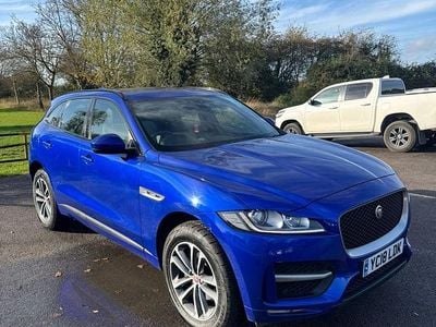 Blue Used 2018 Jaguar F-Pace R-Sport SUV | £13,000 (Fair price)