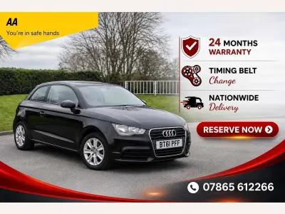 Używany Audi A1 Comfort 105 KM (77 kW) 2012 Czarny Hatchback