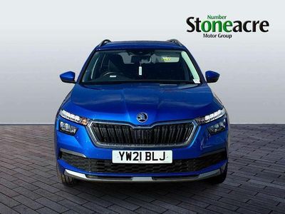 Begagnad Skoda Kamiq SE Drive 95 HK (69 kW) 2021 Blå SUV