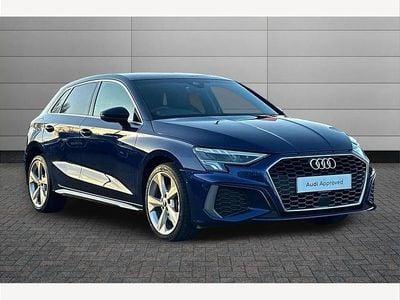 Used Audi A3 e-tron S-Line 204 HP (150 kW) 2024 Navarra blue Hatchback