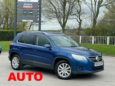 Used VW Tiguan SE 140 HP (102 kW) 2009 Blue SUV