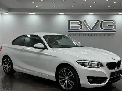 Used BMW 218 Sport Line 150 HP (110 kW) 2020 White Coupe