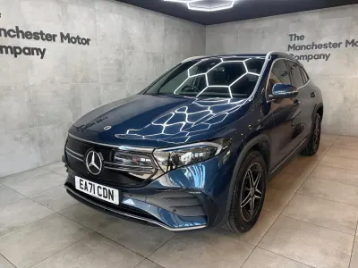 Used Mercedes EQA350 AMG line 214 kW (292 HP) 2021 Blue SUV