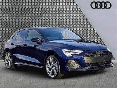 Used Audi A3 Black Edition 150 HP (110 kW) 2025 Blue Hatchback